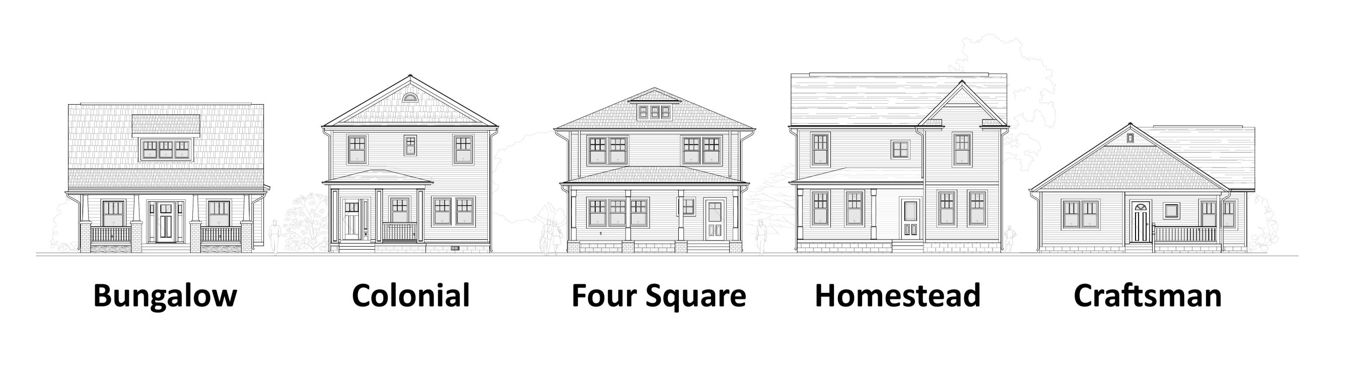 Urban infill home designs